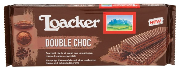 WAFER LOACKER GR.175 DOUBLE CHOC                  