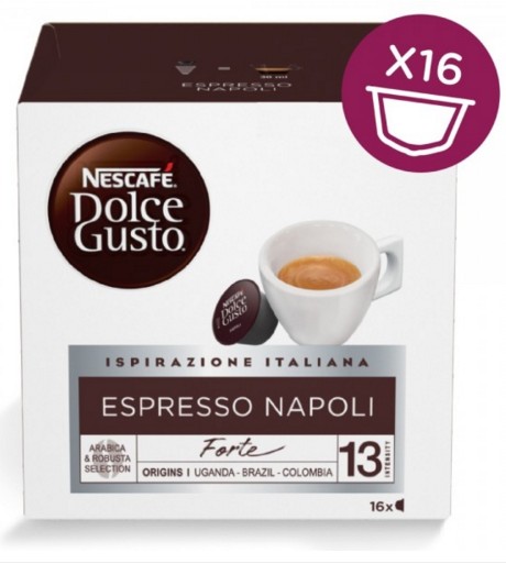 NESCAFE' DOLCEGUSTO ESPRESSO NAPOLI 16 CAPS       