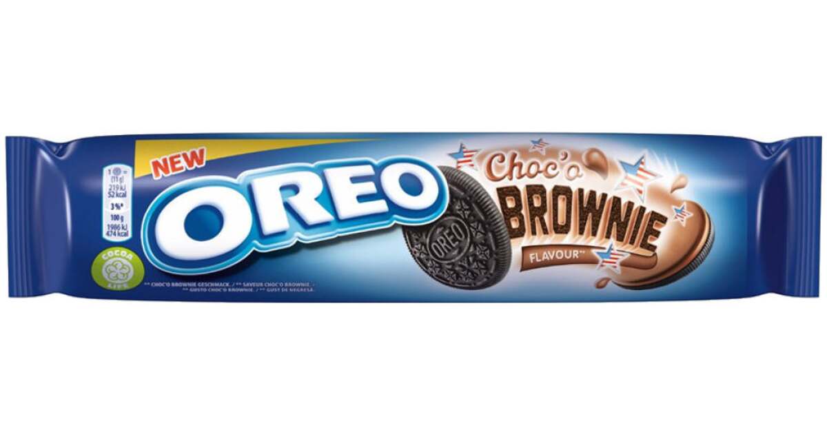 BISC. OREO TUBO CHOCO BROWNIE GR.154              