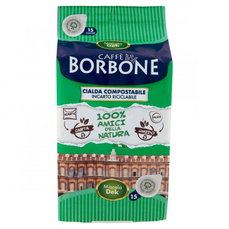CAFFE' BORBONE CIALDA DEK X15PZ                   