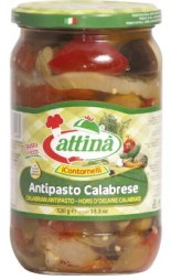 ANTIPASTO ATTINA' CALABR.GR.314                   