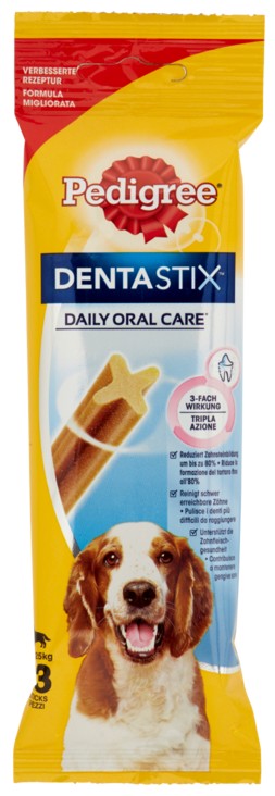 PEDIGREE DENTASTIX SINGOLO X3 MEDIUM DOG GR.77    