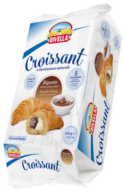 CROISSANT DIVELLA LATTE CIOCCOLATO X5PZ GR.210    