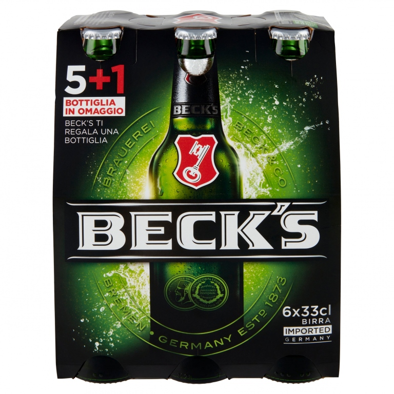 BIRRA BECK'S CL.33X6(5+1)                         