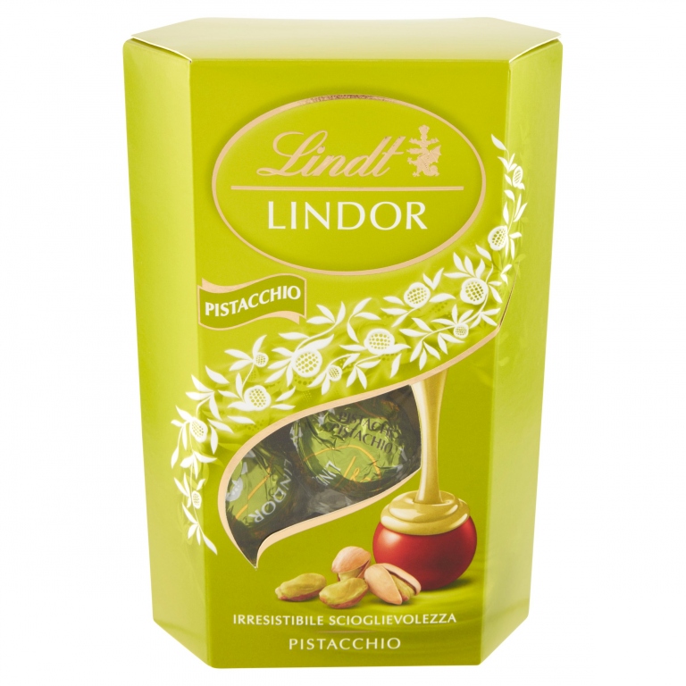 LINDT CORNET LINDOR PISTACCHIO GR.200             