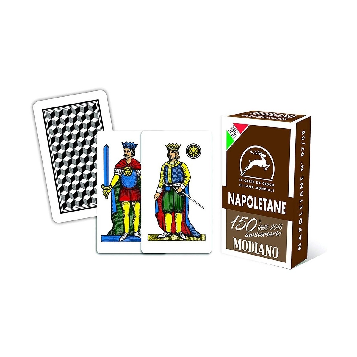 CARTE DA GIOCO MODIANO NAPOL.MARRONE 97/38        