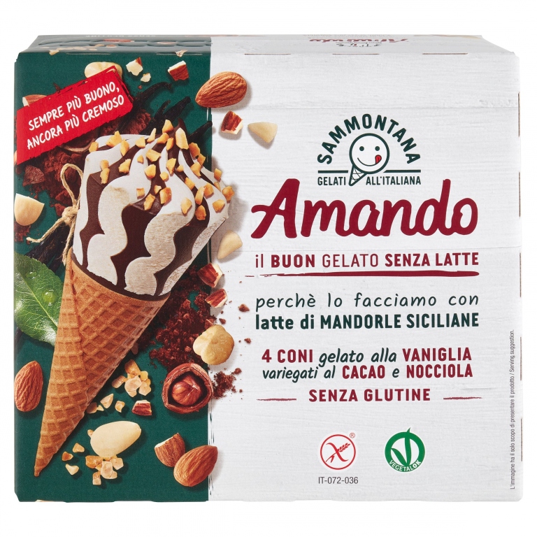 CONO AMANDO VANIGLIA/CACAO/NOCC.SAMMONTANA G300   
