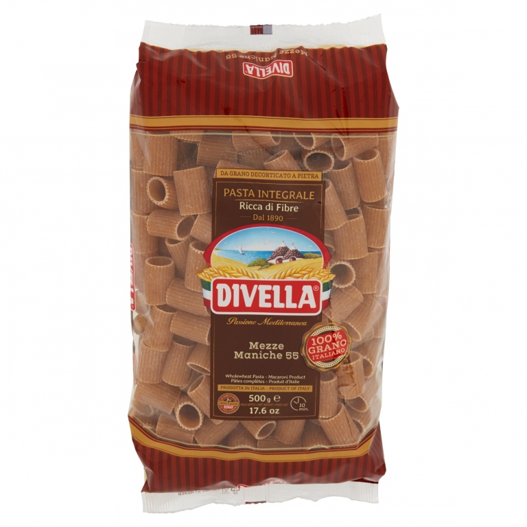 PASTA DIVELLA INTEGRALE MEZZE MAN.GR.500          