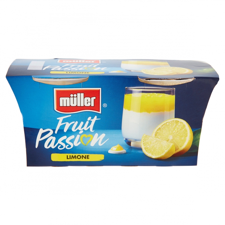 YOGURT MULLER FRUIT PASSION LIMONE GR.125X2       