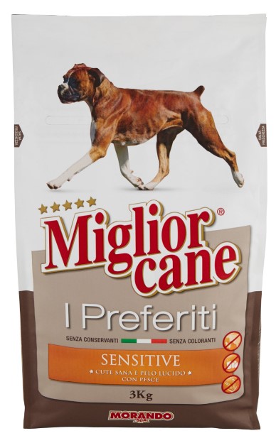 MORANDO CANE SECCO PREF.KG.2,5 SENSITIVE PESCE    