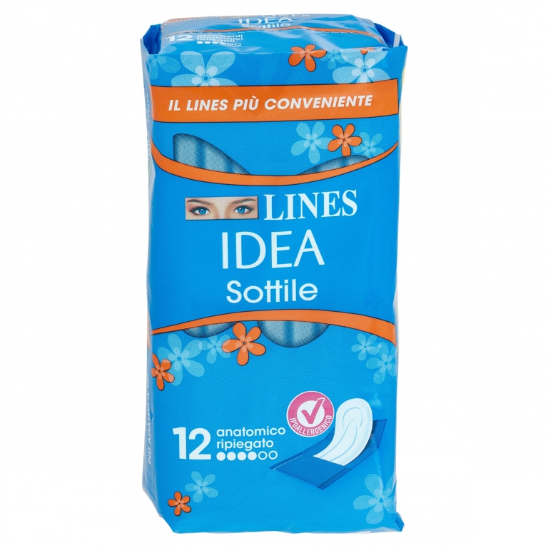 ASS.LINES IDEA RIPIEGATO ANATOMICO PZ.12 NUOVO    