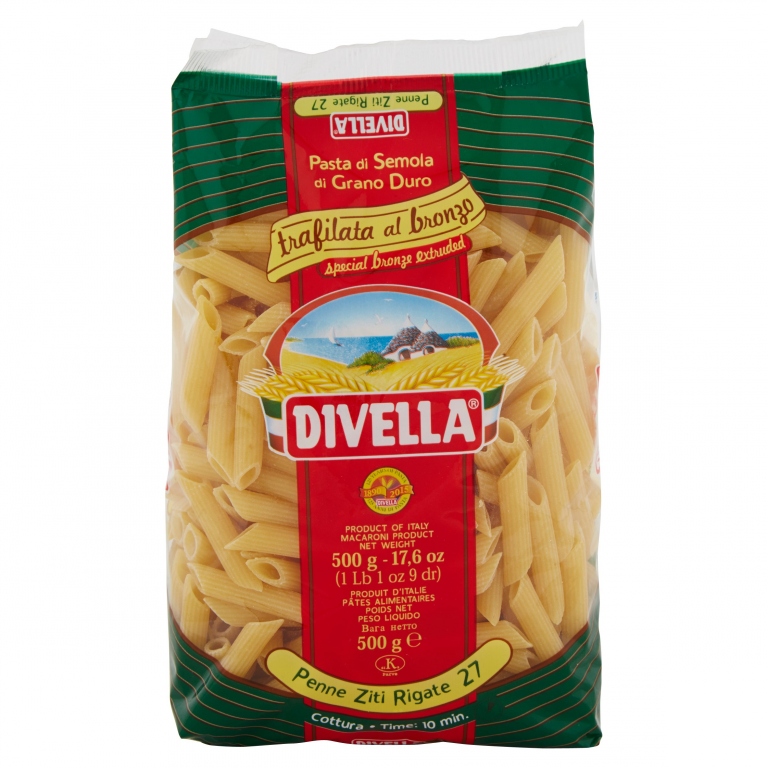 PASTA DIVELLA N.27 PENNE R.BRONZO GR500           