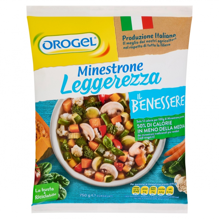 OROGEL MINESTRONE LEGGEREZZA GR.750 NEW           