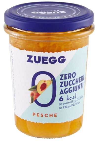 CONFETTURA ZUEGG ZERO ZUCCH.PESCA GR220           