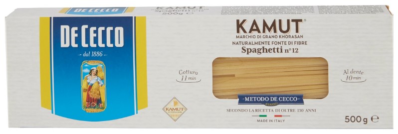 PASTA DE CECCO KAMUT SPAGHETTI GR500              