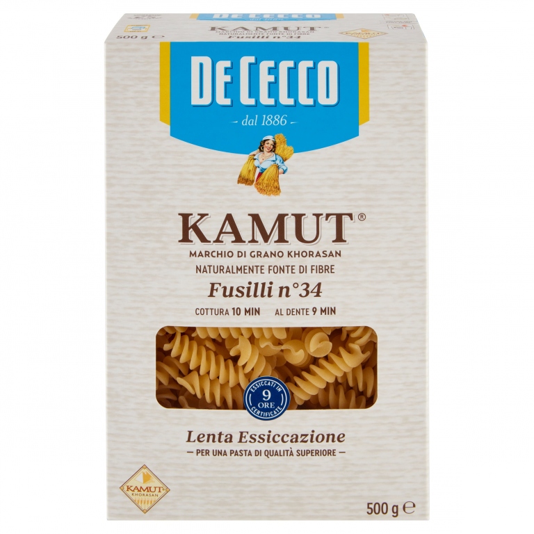 PASTA DE CECCO KAMUT FUSILLI GR500                
