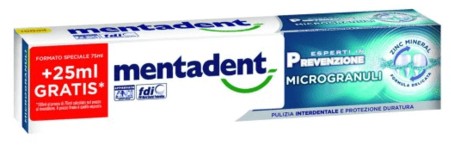 DENT.MENTADENT ML.75+25 MICROGRANULI              