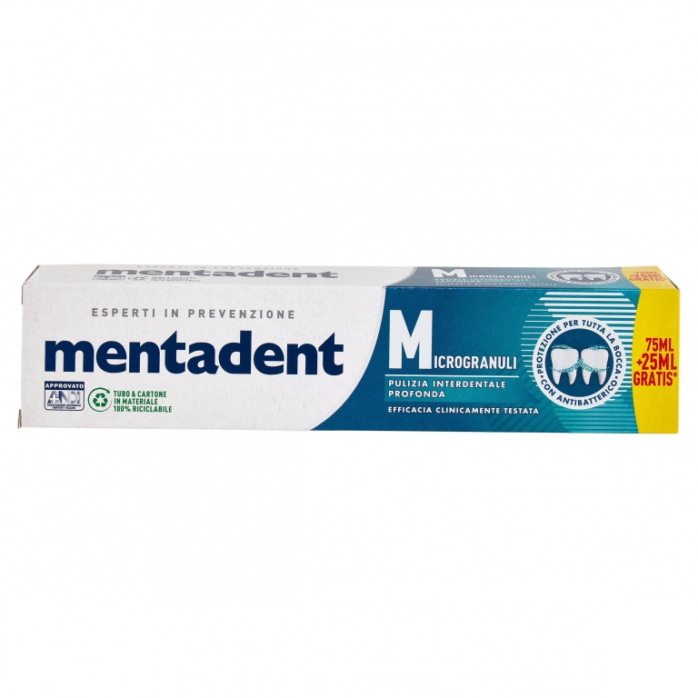 DENT.MENTADENT ML.75+25 MICROGRANULI              