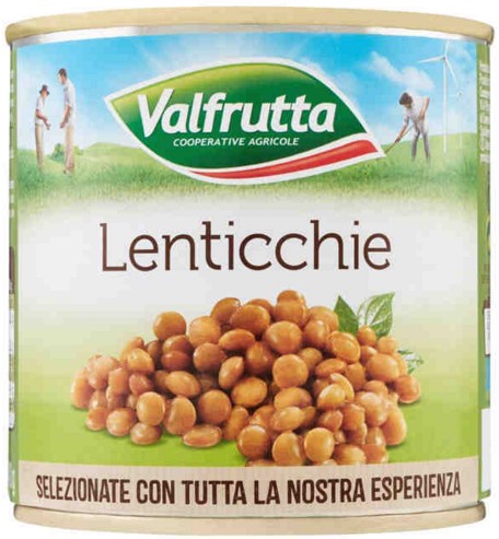 LENTICCHIE VALFRUTTA LATT.GR.400X3                