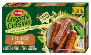 4 SALSICCE VEGETALI FINDUS G200                   