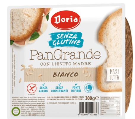 DORIA PANGRANDE BIANCO S/GLUTINE GR.300           