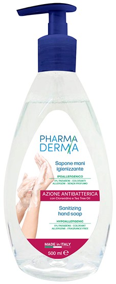 SAP.LIQ.PHARMADERMA IGIENIZZANTE ANTIBAT.500ML    