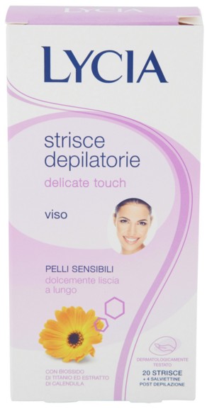 DEPILAT.LYCIA STRISCE PZ.20 VISO DELICATE         