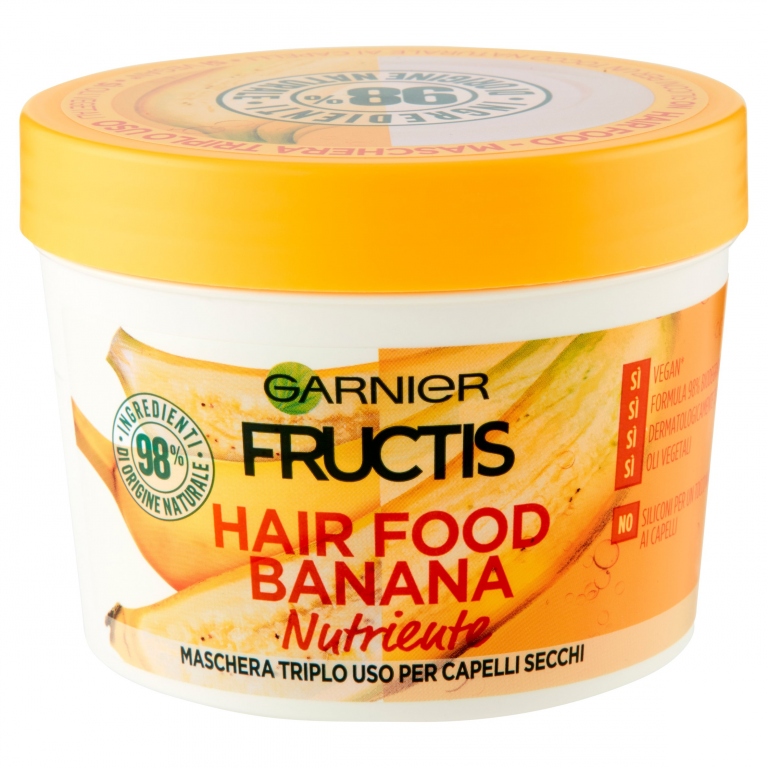 MASCHERA FRUCTIS HAIR FOOD BANANA ML.390          