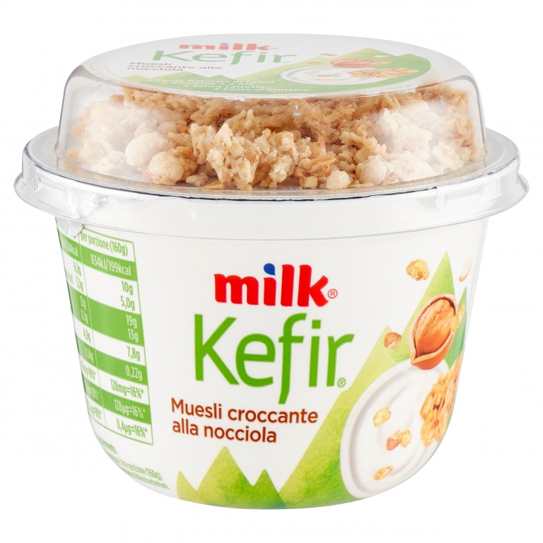 YOGURT MILK KEFIR B.CO CROCCANTE NOCCIOLA GR.160  