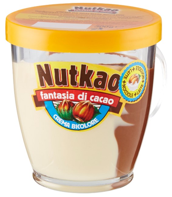 NUTKAO CREMA BICOLORE GR.330 TAZZA                