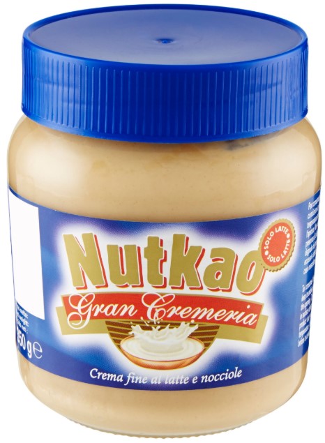 NUTKAO CREMA LATTE E NOCCIOLE GR.350 G.CREMERIA   