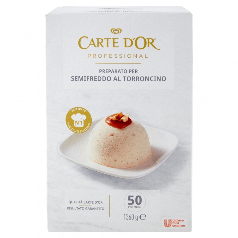 CARTE D'OR SEMIFREDDO AL TORRONCINO GR.1360       