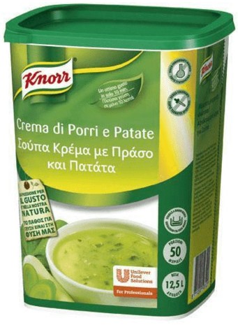 KNORR CREMA DI PORRI E PATATE GR.975              