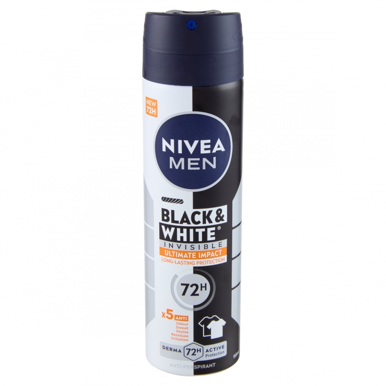 DEO NIVEA SPRAY BLACK&WHITE INVIS.ULTIMATE ML.150 