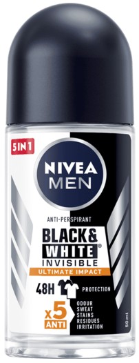 DEO NIVEA ROLL-ON BLACK&WHITE INVIS.ULTIMATE ML.50