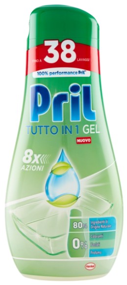 PRIL ALL IN 1 GEL GREEN ML.608 38 LAV.            