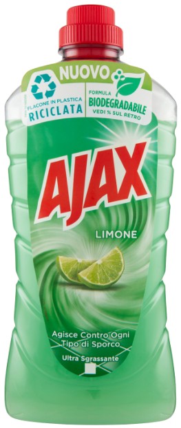 GEL CON CANDEGGINA ULTRA SGRASSANTE E IGIENIZZANTE FRESCHEZZA PINO AJAX 950  ml in dettaglio