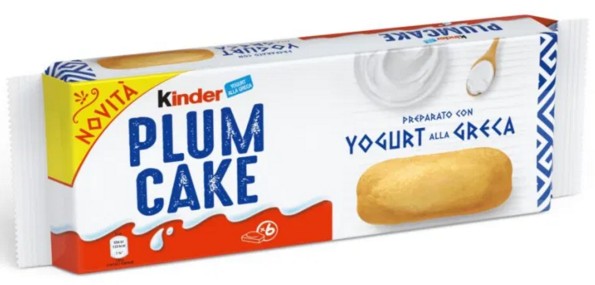 FERRERO KINDER PLUMCAKE YOGURT ALLA GRECA T.6     