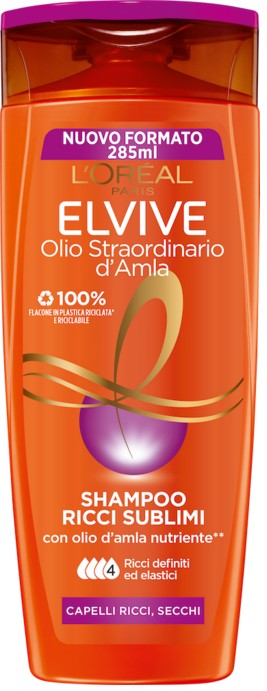 SHAMPOO ELVIVE ML.285 RICCI OLIO STRAORDINARIO    