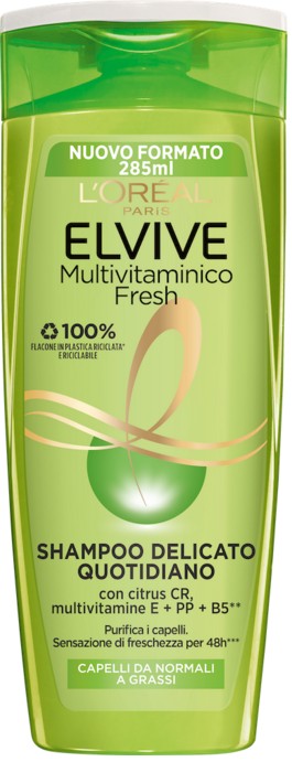 SHAMPOO ELVIVE ML.285 MULTIVITAMINICO FRESH       