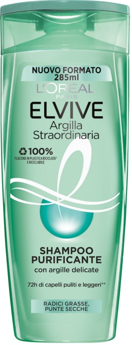 SHAMPOO ELVIVE ML.285 ARGILLA STRAORDINARIA       