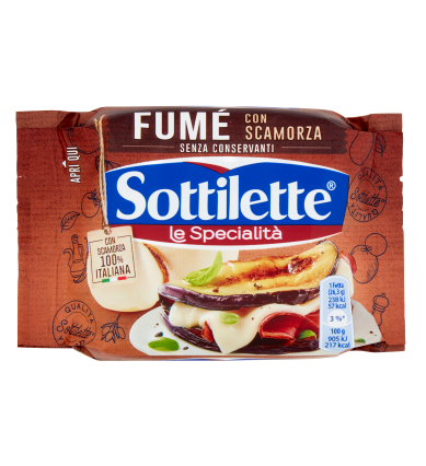 SOTTILETTE FUME' CON SCAMORZA GR.158              