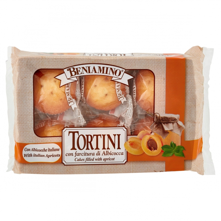 TORTINI BENIAMINO ALBICOCCA GR.250                