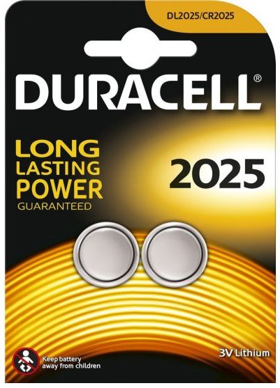 DURACELL BATTERIA 2025 B2 AL LITIO                