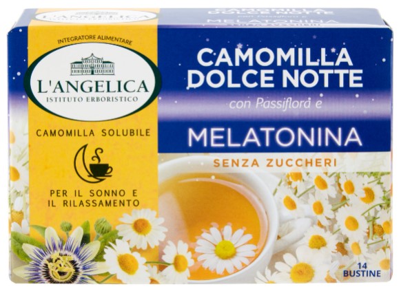 CAMOMILLA L'ANGELICA C/MELATONINA 14 FILTRI       