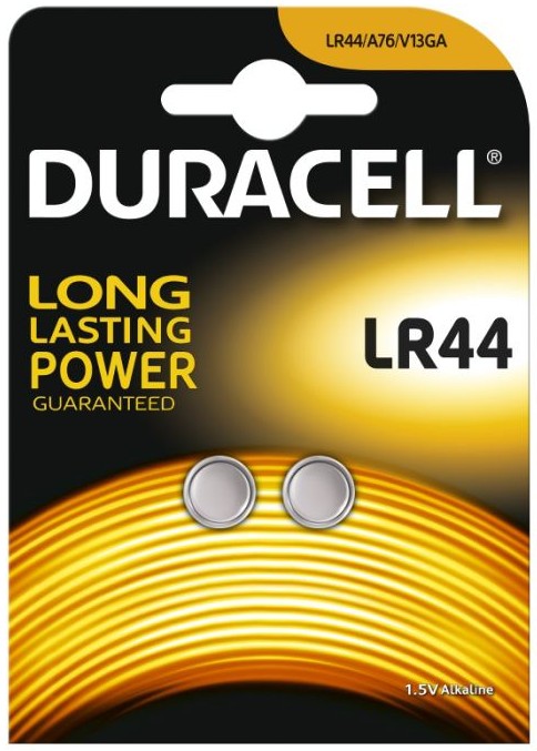 DURACELL BATTERIA LR44 B2                         