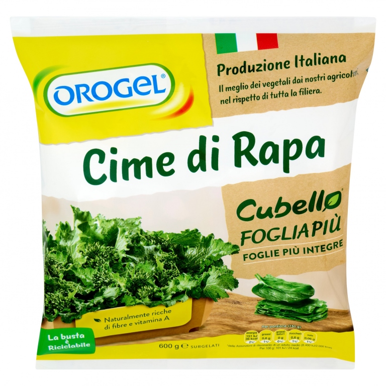 OROGEL CIME DI RAPA FOGLIAPIU'G600                