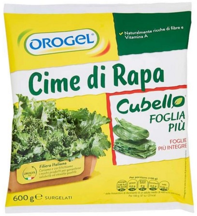 OROGEL CIME DI RAPA FOGLIAPIU'G600                