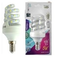 LAMPADA M.RICCI SPIRALE LED E27 7W=58W LUCE FREDDA