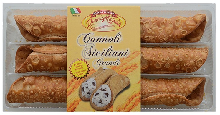 CANNOLI SICILIANI MASCOLO GRANDI GR.160           